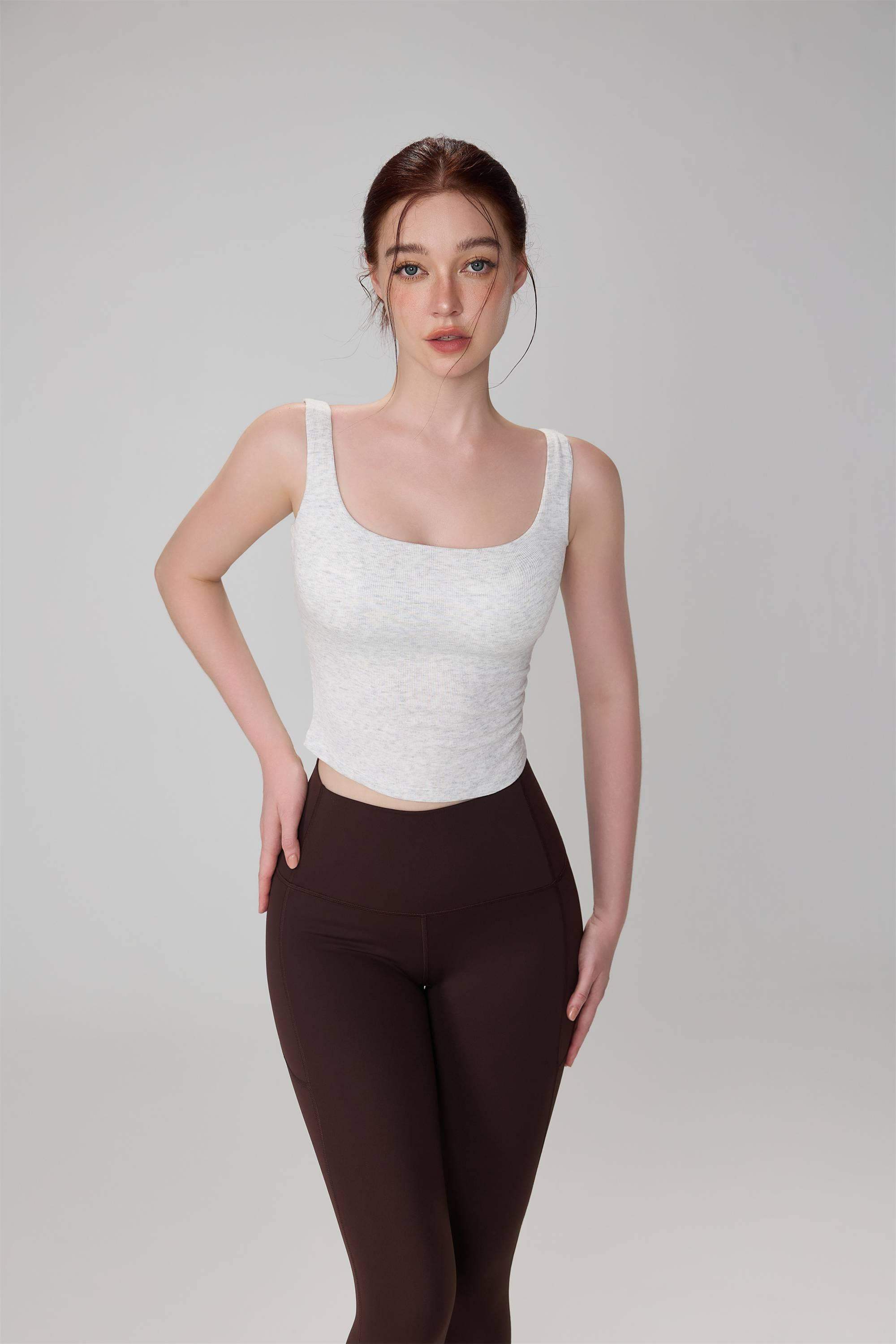 Modal Wide-Strap Yoga Tank Top