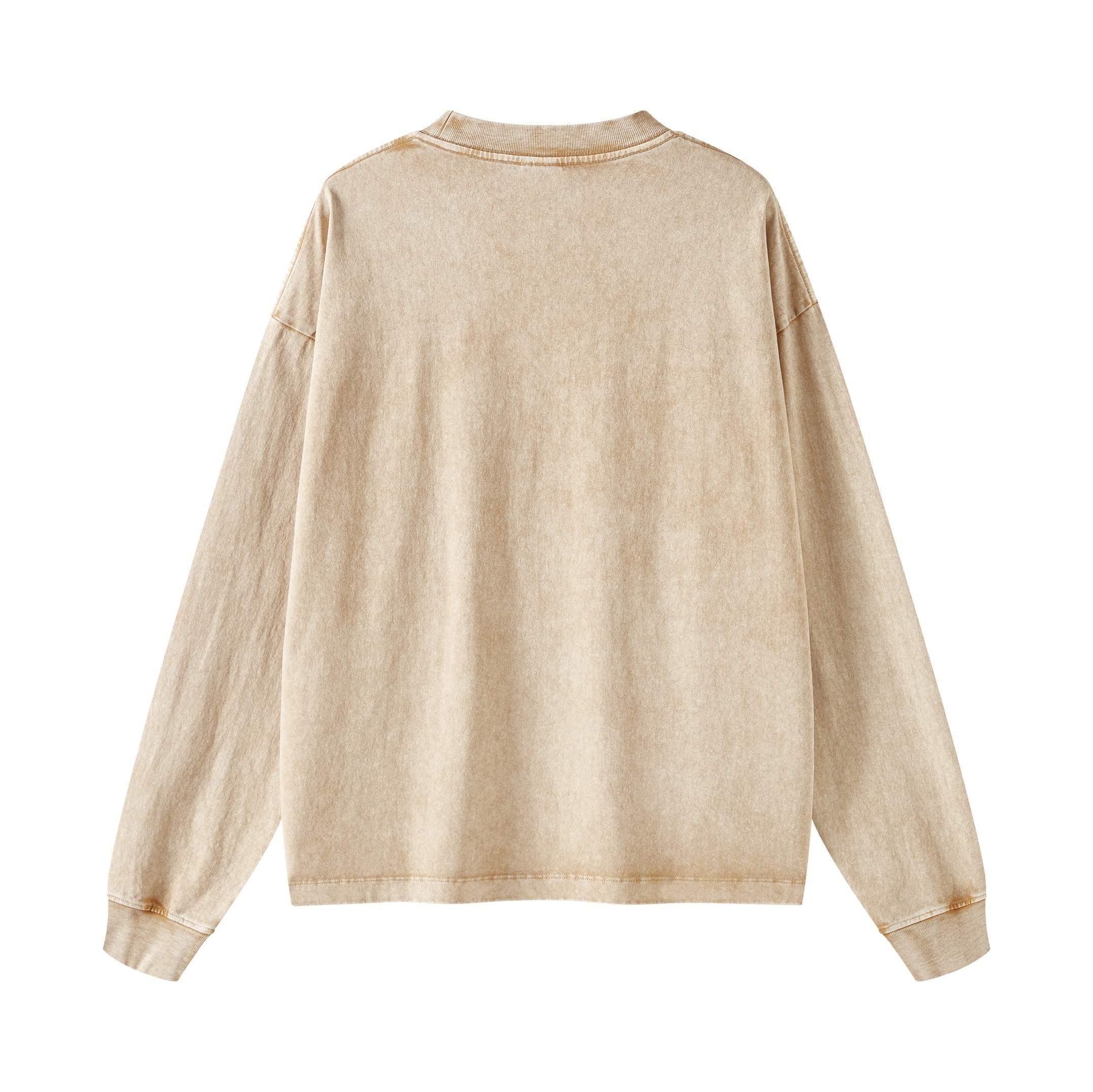 Kids 230G Washed Long Sleeve Shirt