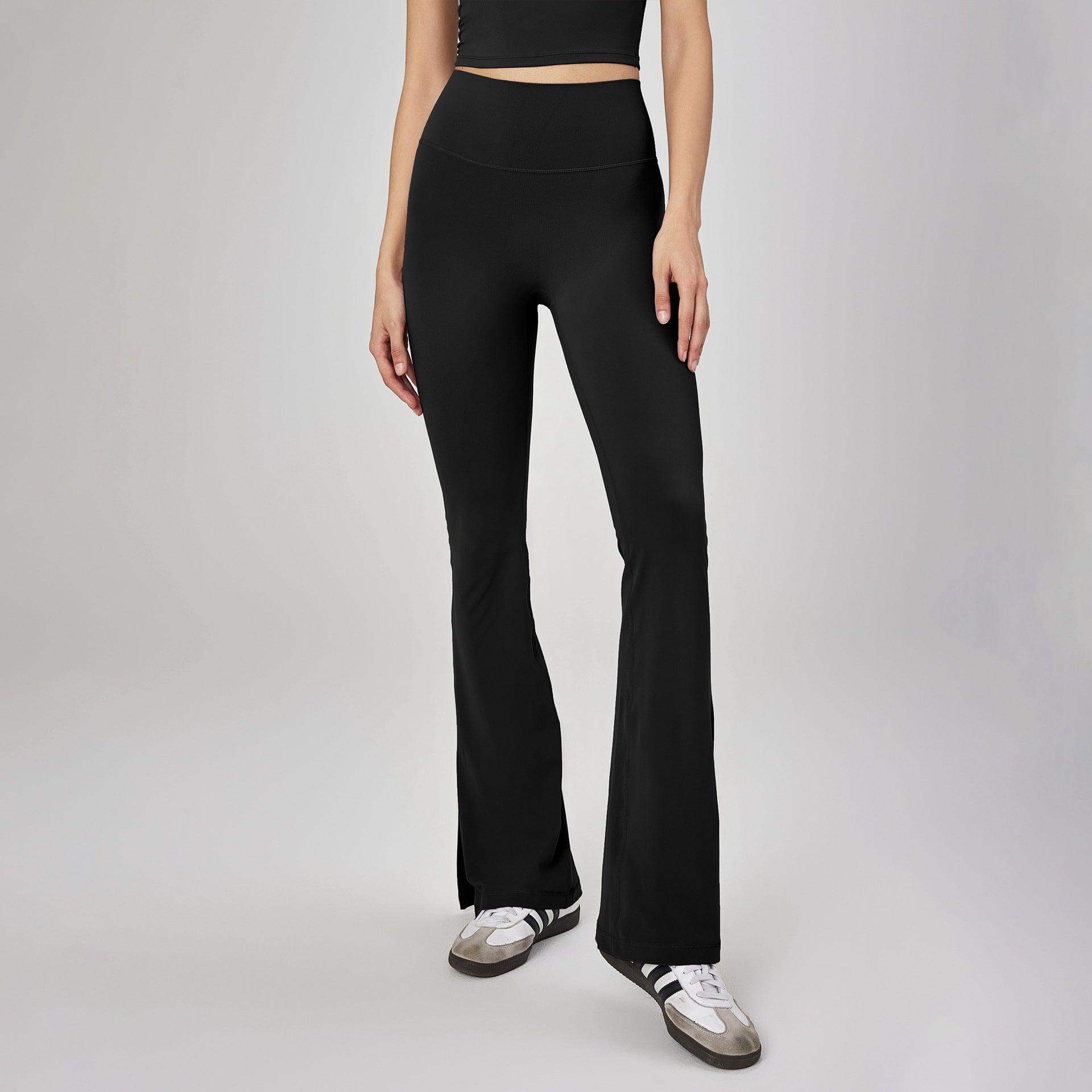 Side Slit Flare Leggings