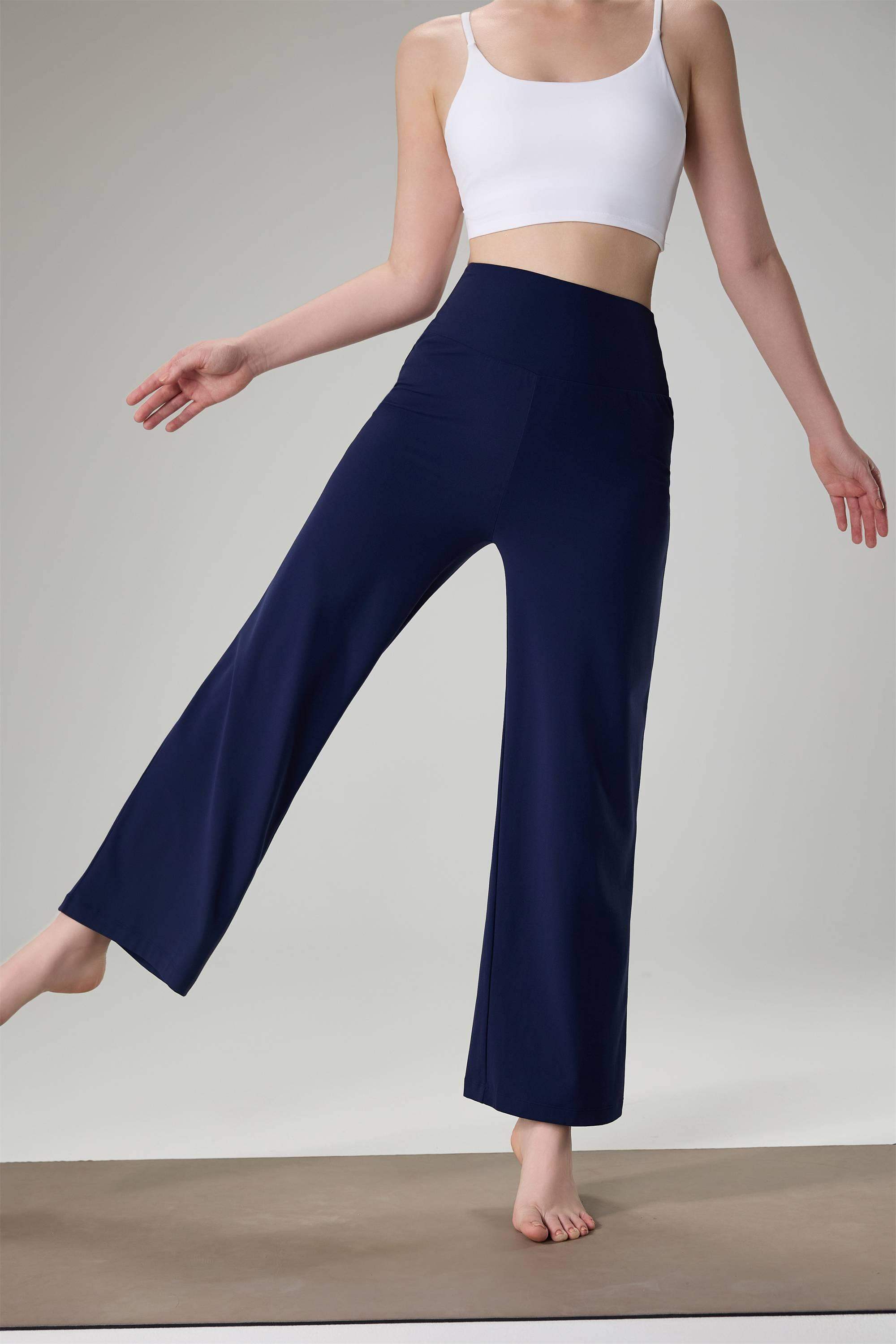 High-Waisted Wide-Leg Yoga Pants