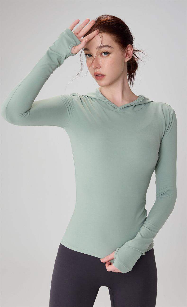 Women‘s Slim-Fit Quick-Dry Running & Workout Hoodie