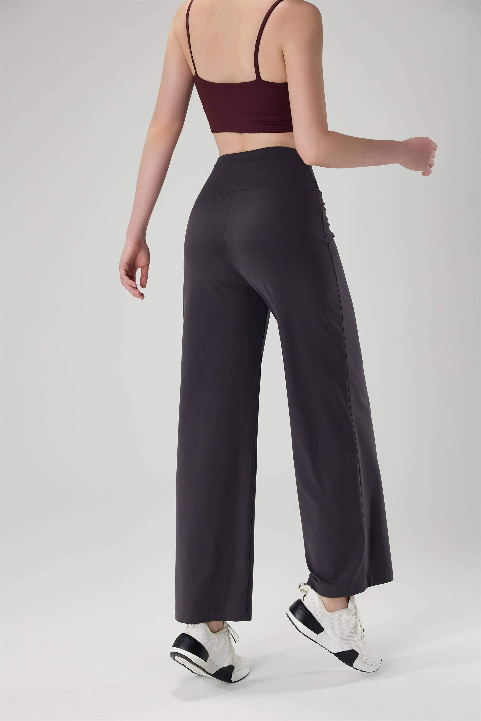 High-Waisted Wide-Leg Yoga Pants