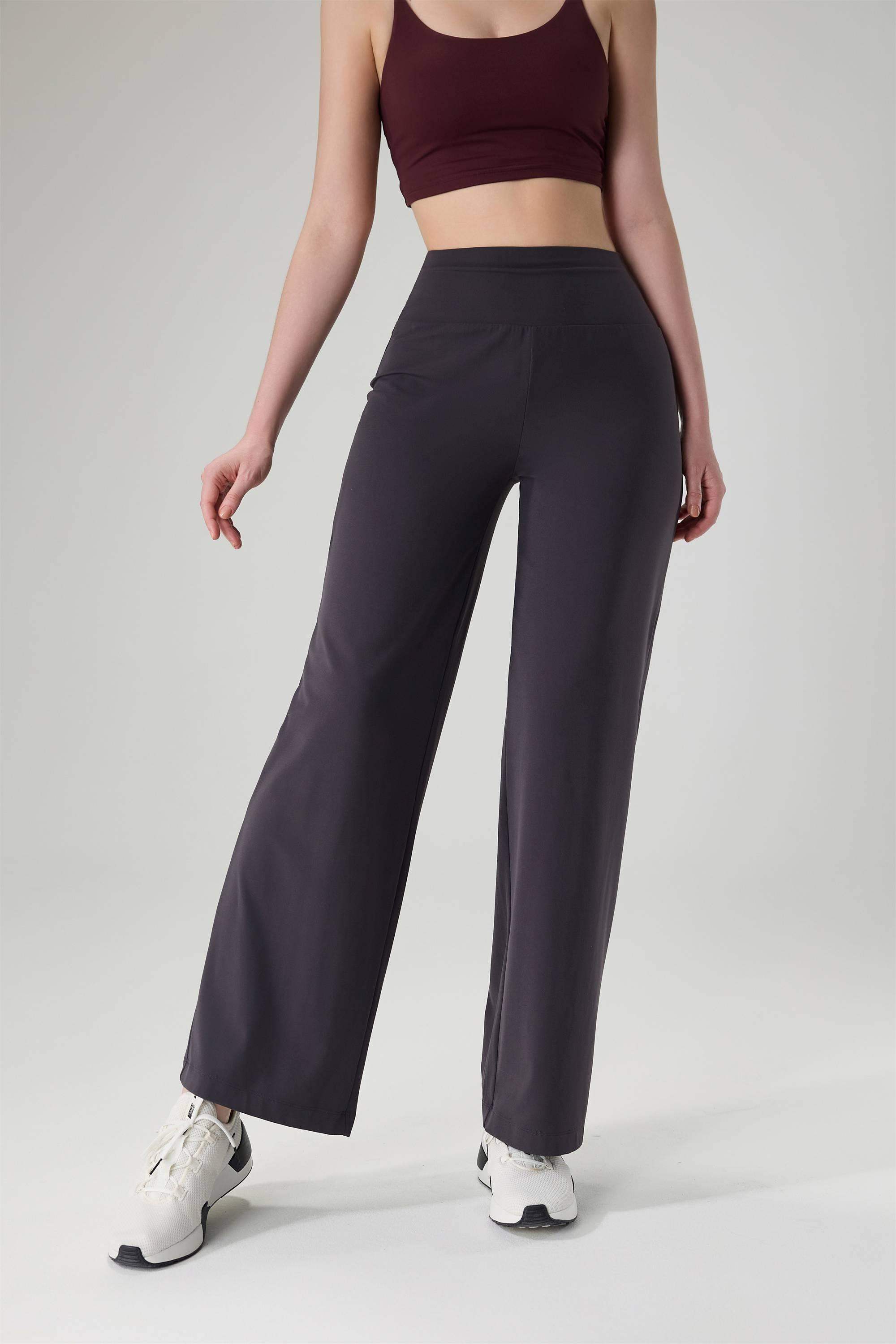 High-Waisted Wide-Leg Yoga Pants