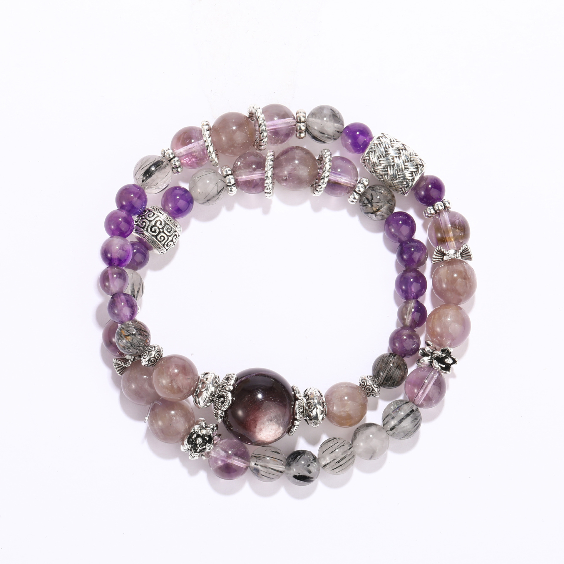 Natural amethyst bracelet, Crystal bracelet, Healing Crystal, Energy Crystal