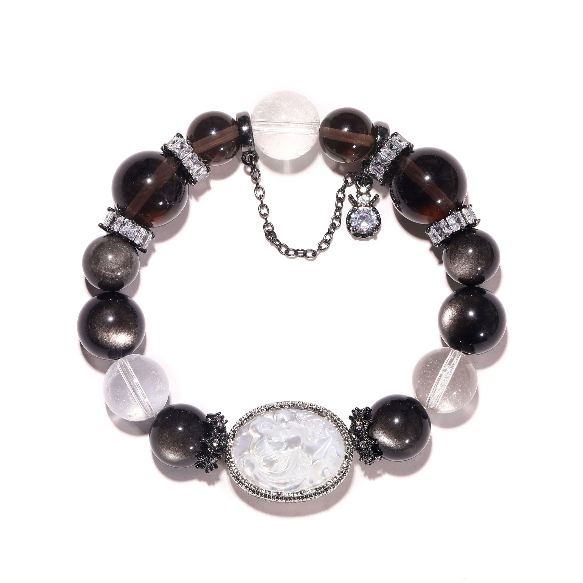 Natural tea Crystal, Crystal bracelet, Healing Crystal, Energy Crystal