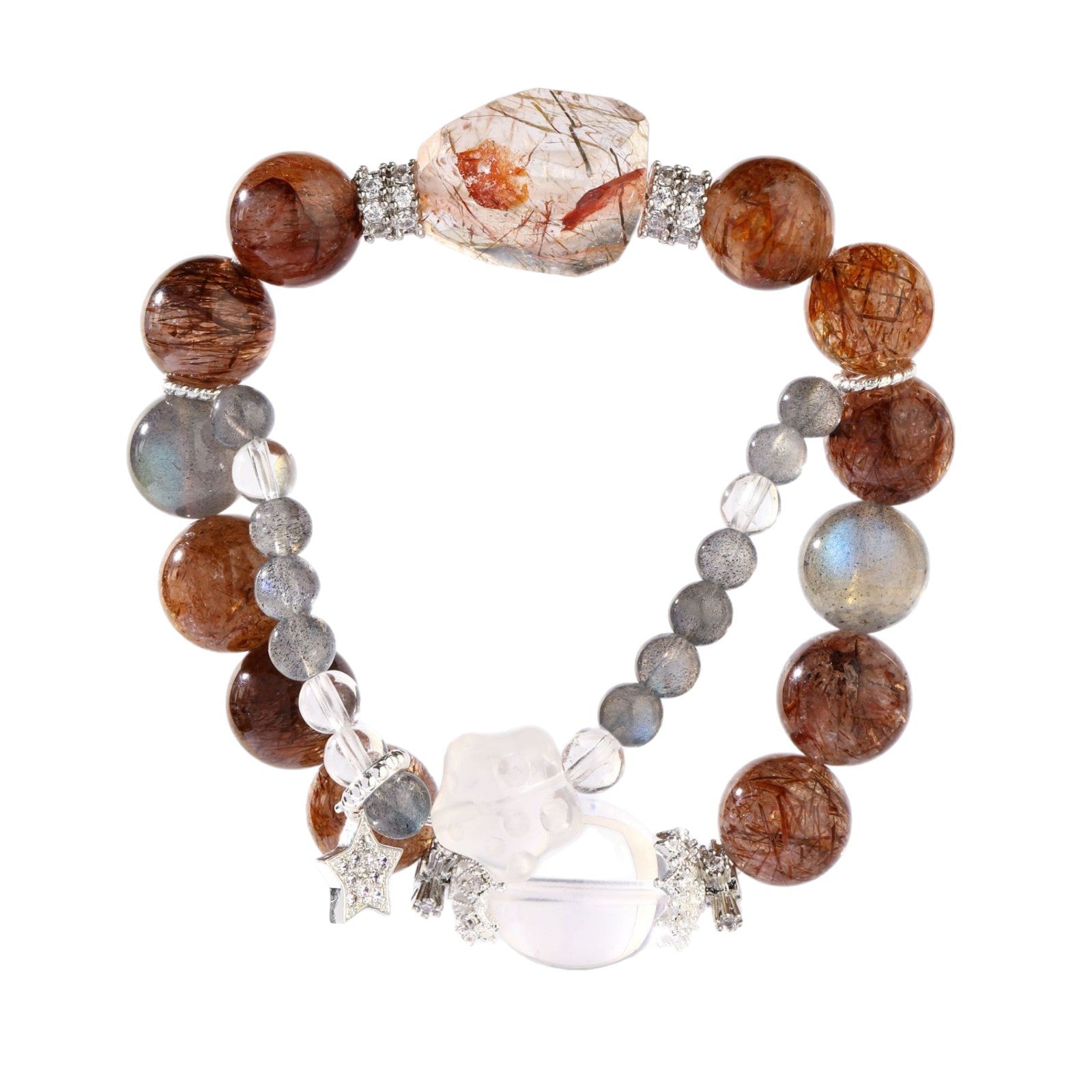 Natural black gold Crystal, Crystal bracelet, Healing Crystal, Energy Crystal