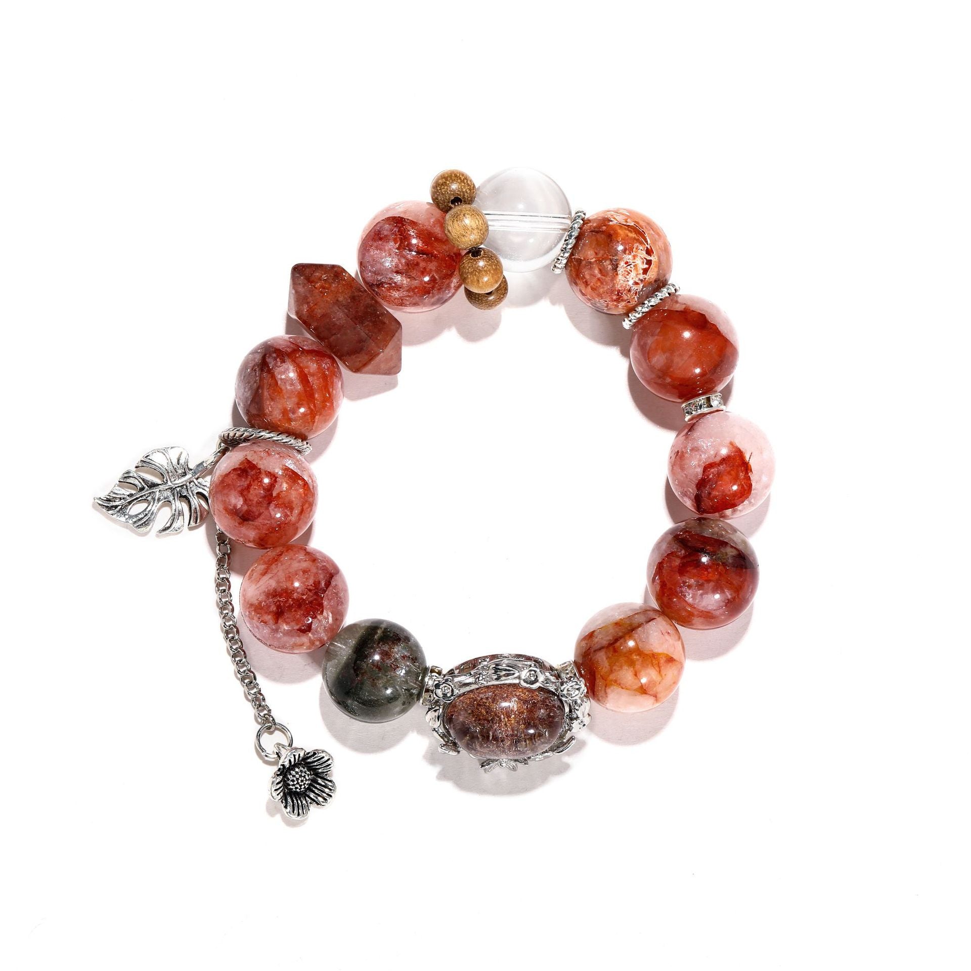 Natural white Crystal, Crystal bracelet, Healing Crystal, Energy Crystal