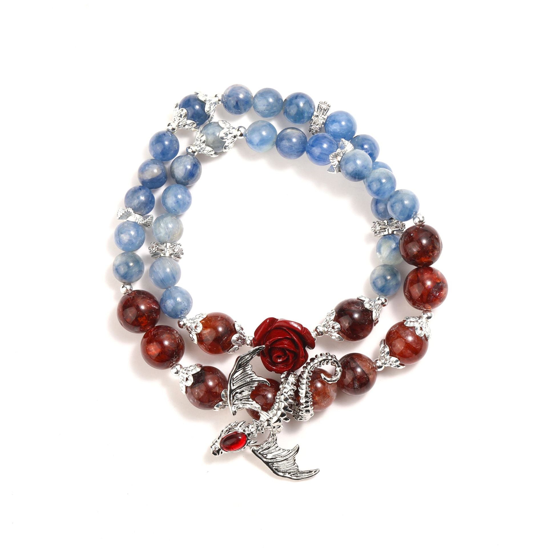 Natural blue Crystal bracelet, Crystal bracelet, Healing Crystal, Energy Crysta