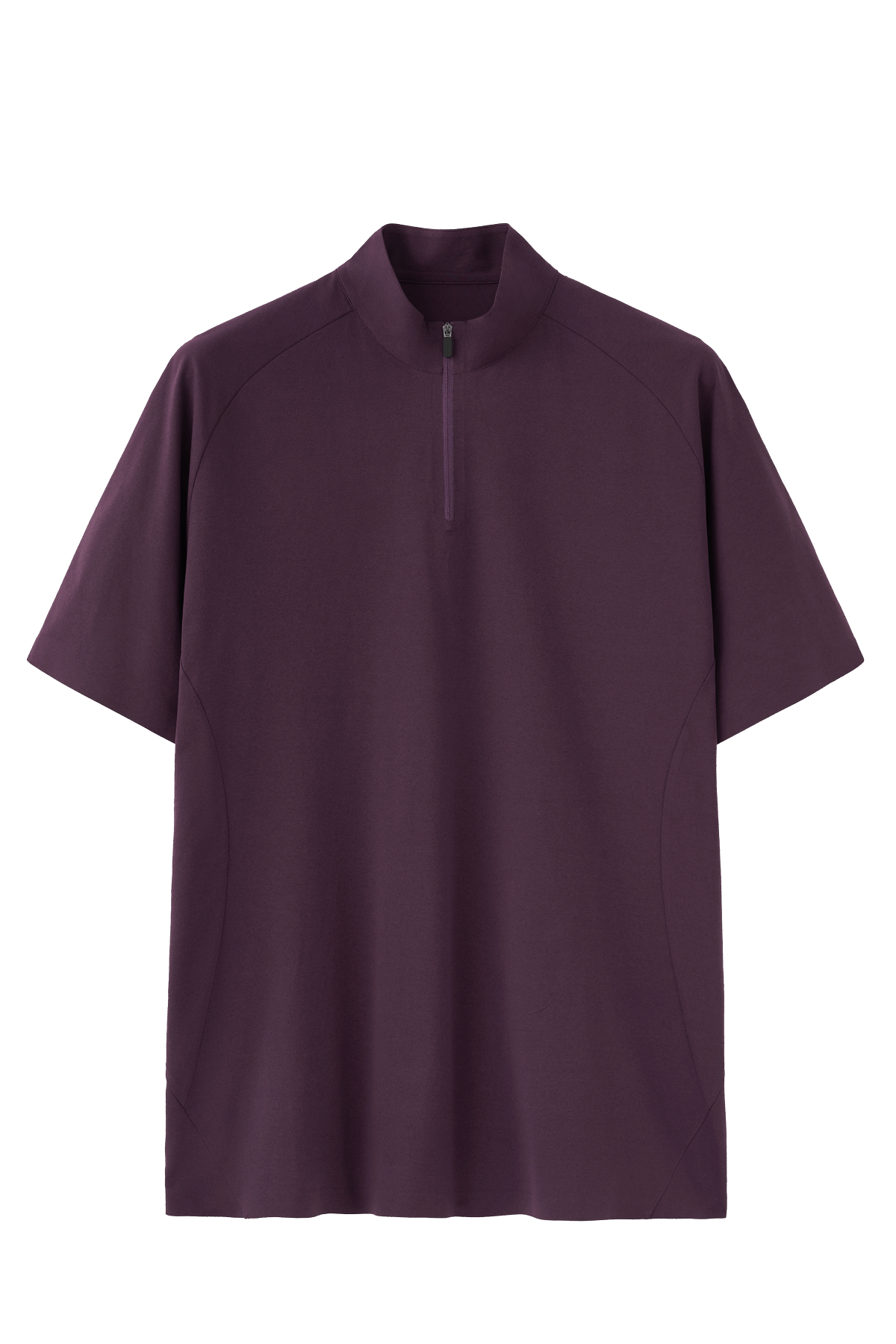 UPF 50+ Ultrasonic Bonded  Zip-Up Sports Tee