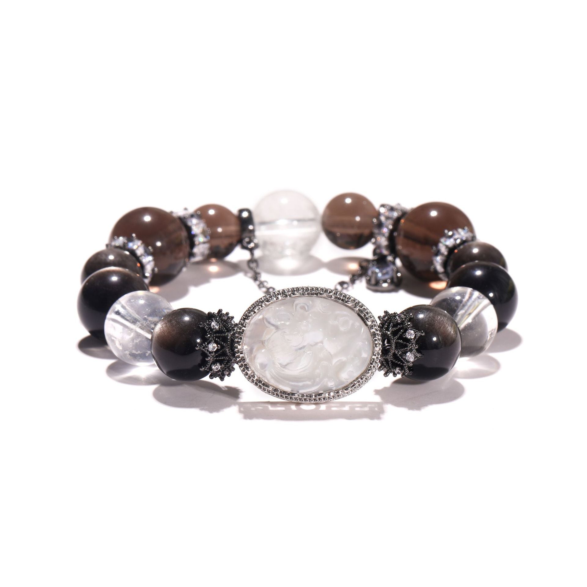 Natural tea Crystal, Crystal bracelet, Healing Crystal, Energy Crystal