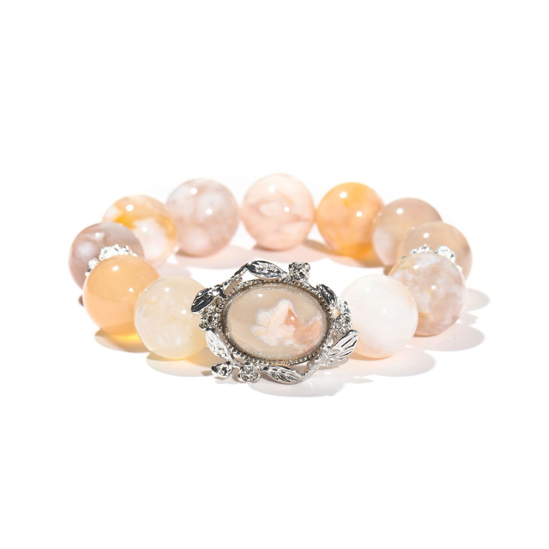 Cherry blossom pink Crystal bracelet, Crystal bracelet, Healing Crystal, Energy Crystal
