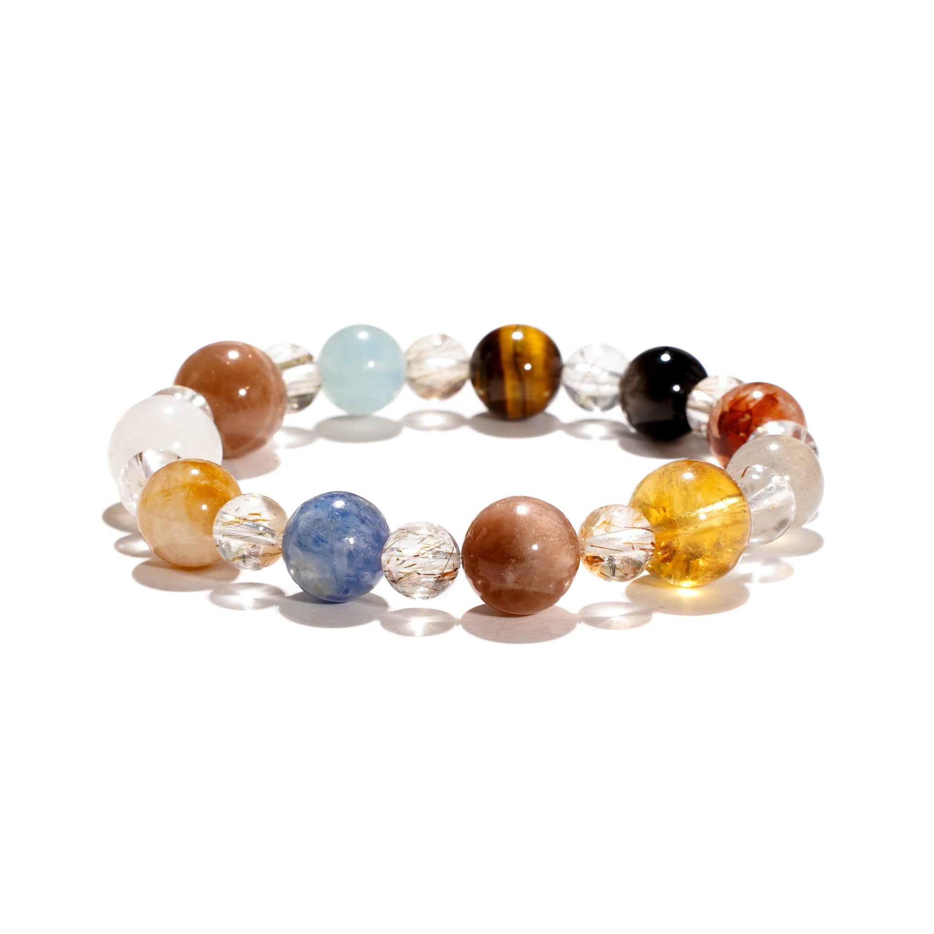 Seven-color Sunshine Crystal bracelet, Crystal bracelet, Healing Crystal, Energy Crystal