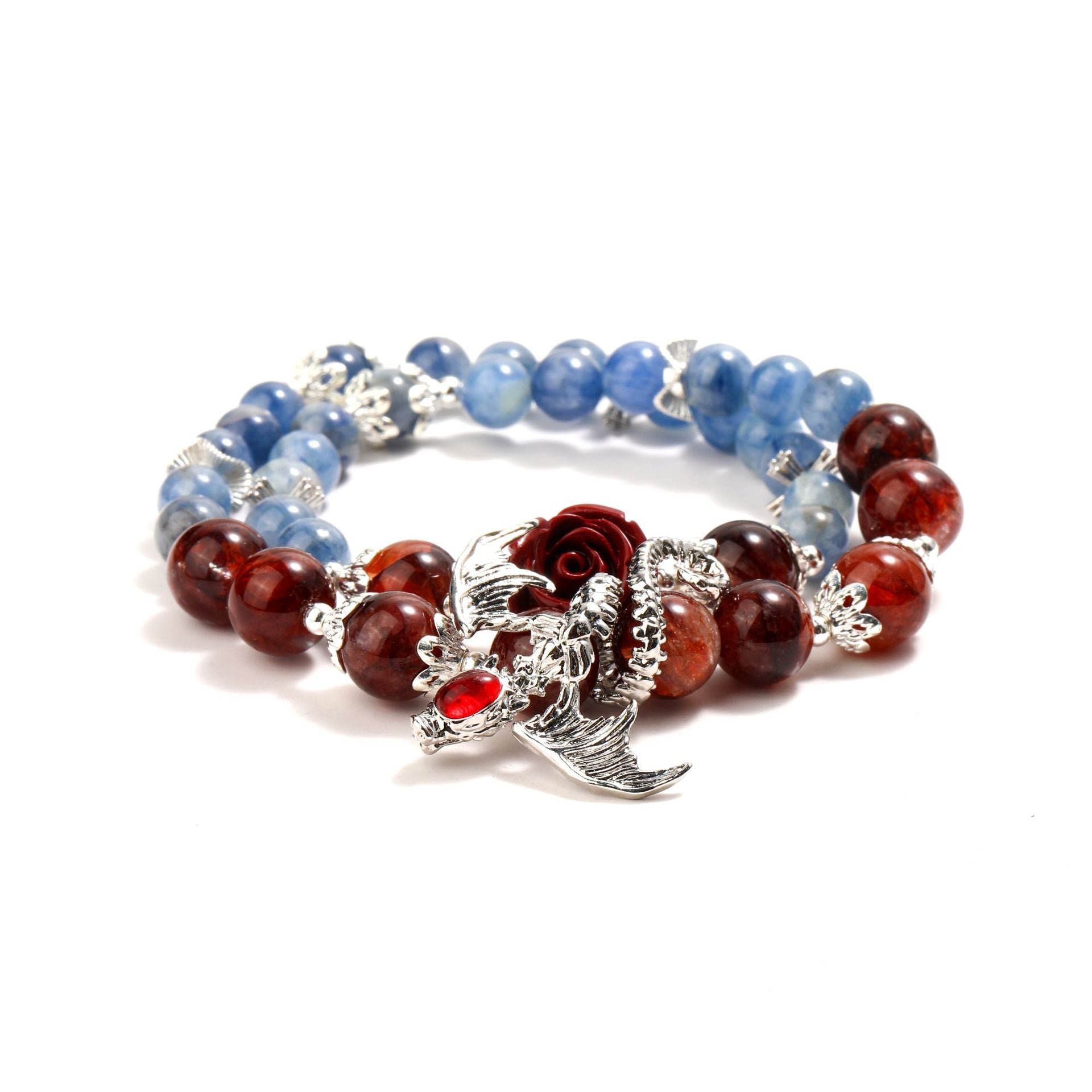 Natural blue Crystal bracelet, Crystal bracelet, Healing Crystal, Energy Crysta