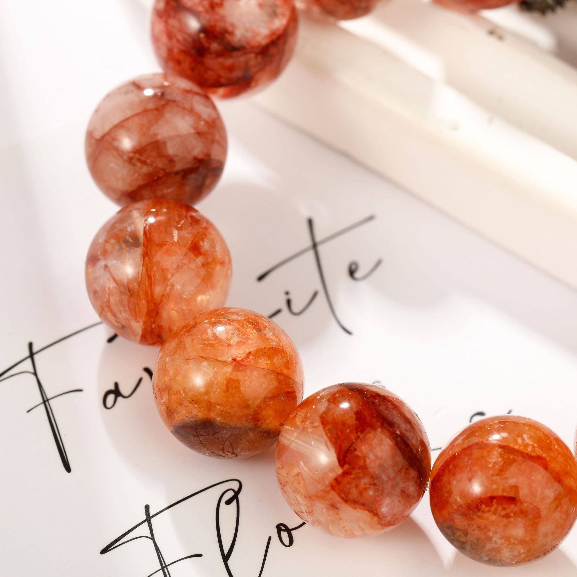 Fire Phoenix Red Crystal bracelet, Crystal bracelet, Healing Crystal, Energy Crystal