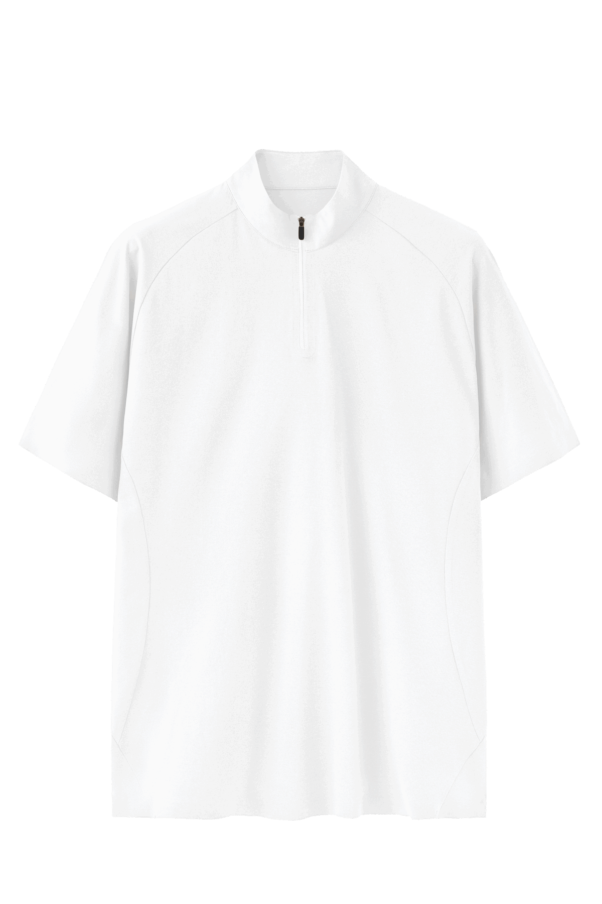 UPF 50+ Ultrasonic Bonded  Zip-Up Sports Tee
